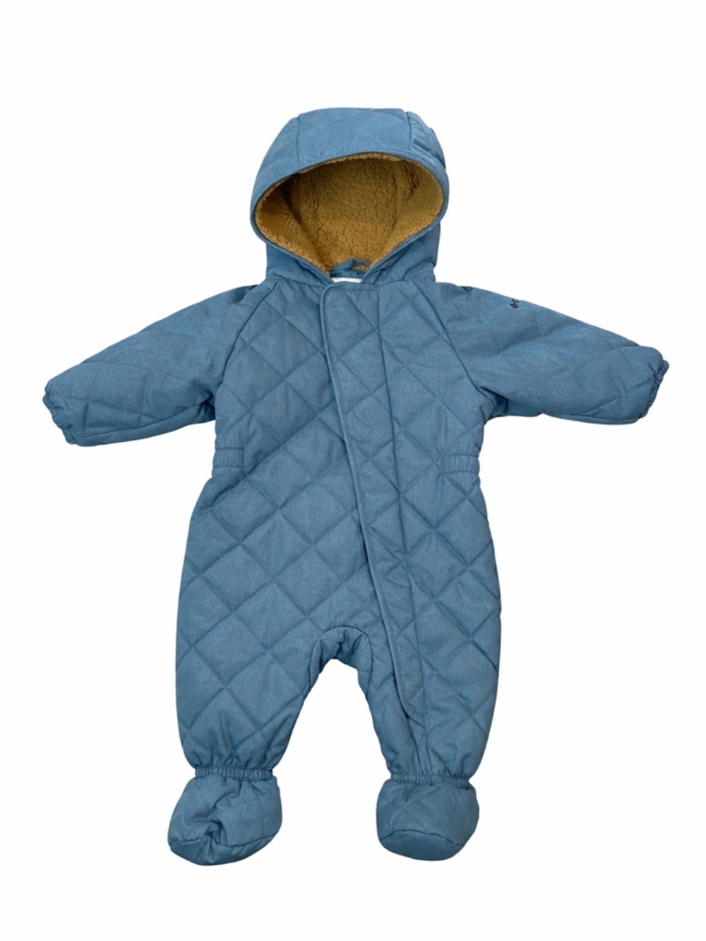 Columbia Baby Snowsuit 3–6 Months – Blue Quilted Bunting – Cozy Winter Suit